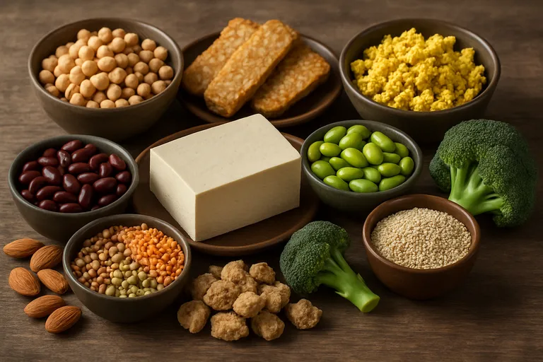 Basis van eiwitrijk vegetarisch eten