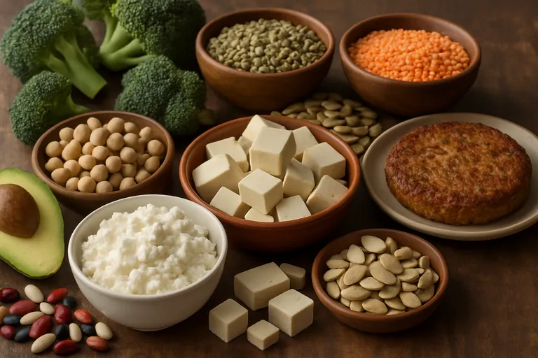 Basis van eiwitrijk vegetarisch eten