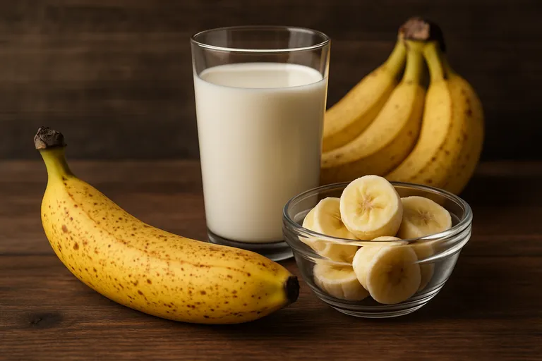 Basis van smoothie recepten met banaan