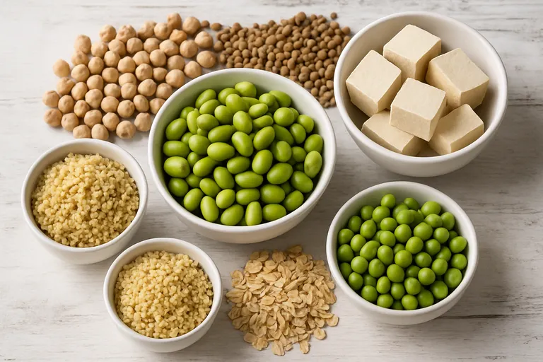 Belangrijkste plantaardige eiwitbronnen voor elke dag