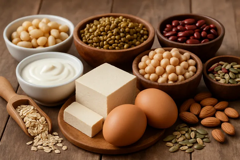 Belangrijkste vegetarische eiwitbronnen
