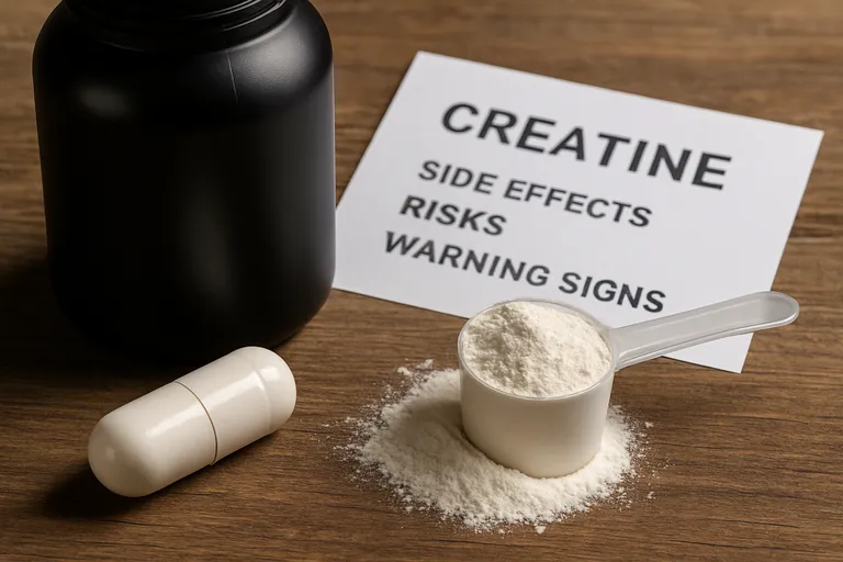 Creatine zonder roze bril: bijwerkingen, risico's en signalen dat het niet bij je past